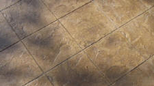 12" Cut Stone Stamped Concrete