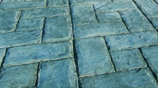 California Weave Stamped Concrete