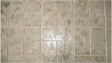 6" x 12" New England Weave Stamped Concrete