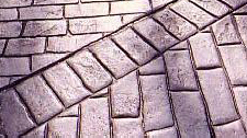 Old Englysh Cobblestone Soldier Course Stamped Border