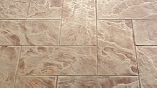 8" x 16" Herringbone Slate Stamped Overlay
