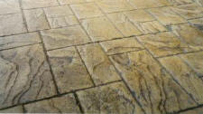 Random Ashler Stone Stamped Concrete