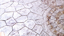 Random Granite Stamped Concrete