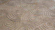 The newest look in decorative concrete. This modern design utilizes light, shadow and perspective to create concrete effects.