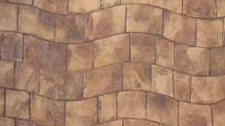 Serpentine Slate Stamped Concrete