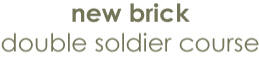 MATCRETE� New Brick Double Soldier Course delivers ample results when a bold border appearance is required.