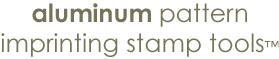 MATCRETE� Aluminum Pattern Imprinting Stamp Tools� are the original cast-in-place concrete stamps.These tools provide an imprinted pattern that leaves a smooth surface and deep joints.