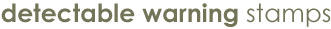 MATCRETE� Detectable Warning Stamps Include the 45� Handicap Ramp Left and Right, ADA Truncated Domes, 