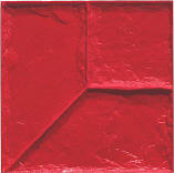 8" x 16" Slate Soldier Course Miter Decorative Concrete Stamp