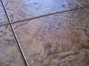 Stamped Concrete Plaza - Monster Slate