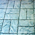 6" x 12" Basket Weave Stone Stamped Concrete
