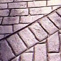 Old Englysh Cobblestone Soldier Course Stamped Border